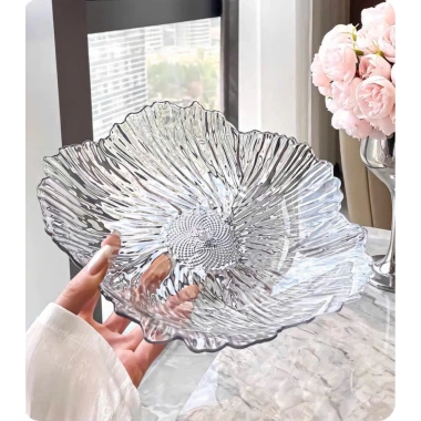 Đĩa Nhựa Borosilicate Trong Suốt - Chịu Nhiệt, Chịu Lực, Hoa Vân Đá, 116.000₫ 10