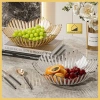 Đĩa nhựa đựng trái cây 26cm Hanmala Decor - cao cấp, đa màu, decor bàn ăn, bàn trà, giá 75.600đ 2