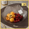 Đĩa nhựa đựng trái cây 26cm Hanmala Decor - cao cấp, đa màu, decor bàn ăn, bàn trà, giá 75.600đ 4