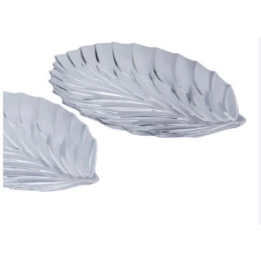 Dĩa Nhựa Fataco Hình Lá Trong Suốt Đủ Size - Dày Dặn, An Toàn, Dễ Vệ Sinh, 27k