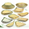 Đĩa nhựa giả mây tre đan phíp mẹt tròn cao cấp, size đủ, có chân đế, giảm giá 50.000₫ 2