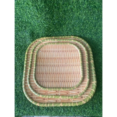 Đĩa nhựa giả mây tre đan tròn 30cm - Chân đế, phù hợp cho hoa quả, chỉ 15.000₫ 7 Đĩa nhựa giả mây tre đan tròn 30cm - Chân đế, phù hợp cho hoa quả, chỉ 15.000₫ 7