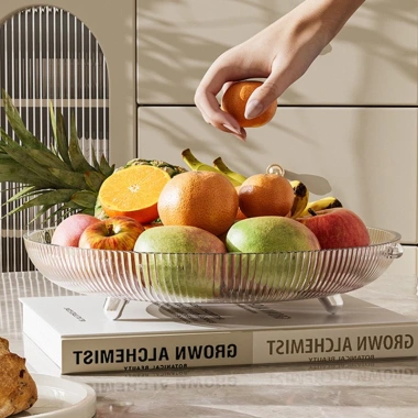Đĩa nhựa giả pha lê cao cấp - Dùng cho trái cây, salad, tết - Giá 61.000₫ 3
