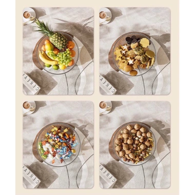Đĩa nhựa giả pha lê cao cấp - Dùng cho trái cây, salad, tết - Giá 61.000₫ 6