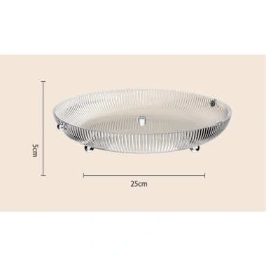 Đĩa nhựa giả pha lê cao cấp - Dùng cho trái cây, salad, tết - Giá 61.000₫ 7