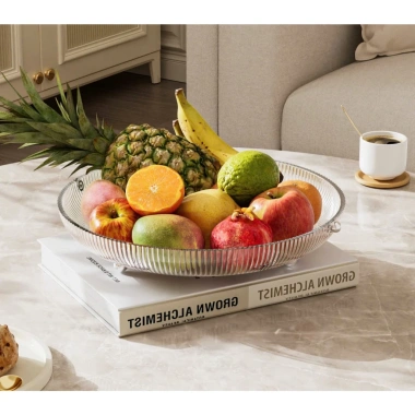 Đĩa nhựa giả pha lê cao cấp - Dùng cho trái cây, salad, tết - Giá 61.000₫ 10