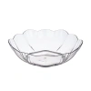 Đĩa nhựa hoa 6 cánh giả thuỷ tinh Hokori trong suốt - Đựng hoa quả, salad, 45k 3