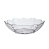 Đĩa nhựa hoa 6 cánh giả thuỷ tinh Hokori trong suốt - Đựng hoa quả, salad, 45k 5