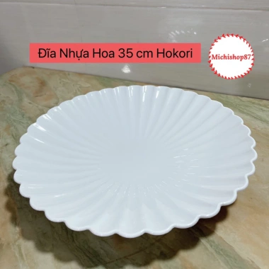 Đĩa Nhựa Hoa Sâu Lòng 30-35cm Hokori Việt Nhật Dày Dặn, Hoa Quả Cỡ Lớn 65.000đ 3