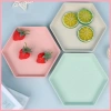 Đĩa nhựa lúa mạch hình lục giác 12.5cm - Đựng bánh kẹo, trái cây, trang trí tiệc, 9.900₫ 4