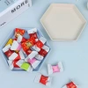 Đĩa nhựa lúa mạch hình lục giác 12.5cm - Đựng bánh kẹo, trái cây, trang trí tiệc, 9.900₫ 5