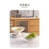 Đĩa nhựa mâm bồng pha lê giả đựng trái cây, đế hứng nước, khay kẹo hoa quả sang trọng phòng khách 5