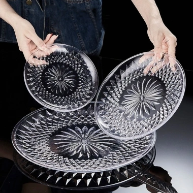Đĩa nhựa nguyên sinh họa tiết kim cương sang trọng - Đựng bánh kẹo, hoa quả, đồ ăn vặt, decor, 15.600₫ 5 Đĩa nhựa nguyên sinh họa tiết kim cương sang trọng - Đựng bánh kẹo, hoa quả, đồ ăn vặt, decor, 15.600₫ 5