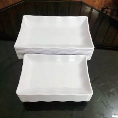 Đĩa Nhựa Phíp Chữ Nhật 2 Size - Đựng Hoa Quả, Bánh Kẹo Đa Màu, Giá Ưu Đãi