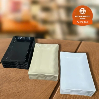 Đĩa Nhựa Phíp Chữ Nhật 3 Size 3 Màu Nâu Đen Trắng - Việt Nhật, Đựng Hoa Quả Bánh Kẹo, Giá Ưu Đãi 8.735 VND 8 Đĩa Nhựa Phíp Chữ Nhật 3 Size 3 Màu Nâu Đen Trắng - Việt Nhật, Đựng Hoa Quả Bánh Kẹo, Giá Ưu Đãi 8.735 VND 8