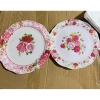 Đĩa nhựa phíp hình hoa - Bày hoa quả, bánh kẹo, đồ ăn, giá chỉ 15.040₫ 2