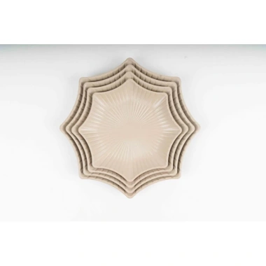 Đĩa Nhựa Phíp Melamine Ngôi Sao Dày Cao Cấp - Đựng Hoa Quả, Đồ Ăn, Giá 14.800₫