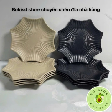 Đĩa Nhựa Phíp Ngôi Sao Việt Nhật 4 Size Dày Đựng Hoa Quả Đồ Ăn - 12.636 VND