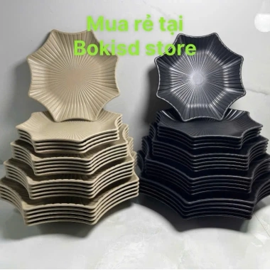 Đĩa Nhựa Phíp Ngôi Sao Việt Nhật 4 Size Dày Đựng Hoa Quả Đồ Ăn - 12.636 VND