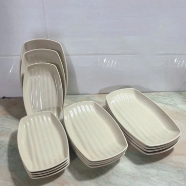Đĩa nhựa phíp thuyền Việt Nhật 3 size - Đựng hoa quả, bánh kẹo, đồ nướng chỉ 15.930₫