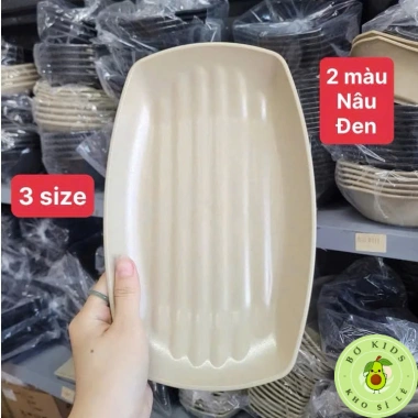 Đĩa nhựa phíp thuyền Việt Nhật 3 size - Đựng hoa quả, bánh kẹo, đồ nướng chỉ 15.930₫