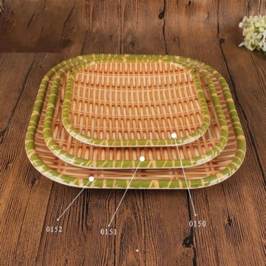 Đĩa nhựa phíp vuông giả mây, khay bày bún đậu, hoa quả, giảm giá 19% chỉ 31.395₫ 4 Đĩa nhựa phíp vuông giả mây, khay bày bún đậu, hoa quả, giảm giá 19% chỉ 31.395₫ 4
