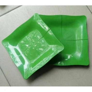 Đĩa Nhựa Phỉp Vuông Họa Tiết Đẹp Mắt Đựng Bánh Kẹo, Hạt Dưa - Song Long - IB Shop Giá 14.900đ