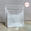Đĩa nhựa phíp vuông Melamine 3 size giả sứ cao cấp, sang trọng, đựng hoa quả – 25.000₫