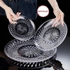 Đĩa Nhựa Tròn Kim Cương 3 Size Hokori - Sang Trọng Đựng Bánh Kẹo, Giá 19.000₫