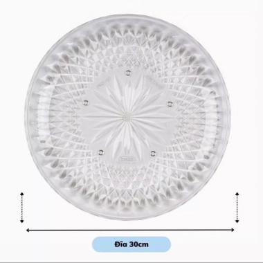 Đĩa Nhựa Tròn Kim Cương 3 Size Hokori - Sang Trọng Đựng Bánh Kẹo, Giá 19.000₫ 8