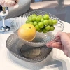 Đĩa nhựa trong suốt đựng hoa quả, bánh kẹo – 19.900 VND, khay phòng khách 4