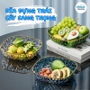 Đĩa Pha Lê Kim Cương Đựng Bánh Kẹo, Trái Cây Sang Trọng – MonoHome Giá 55k
