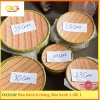 Đĩa phíp giả mây tre nhựa, tròn size, có chân đế cho hoa quả, bún, đậu, mắm tôm