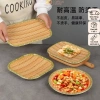 Đĩa phíp nhựa giả mây đan tre hình chữ nhật GIGSA HOUSE - Đựng hoa quả, trái cây, thực phẩm giảm còn 28.000 VND 6