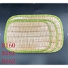 Đĩa phíp nhựa giả mây đan tre hình chữ nhật GIGSA HOUSE - Đựng hoa quả, trái cây, thực phẩm giảm còn 28.000 VND 8