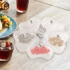 Đĩa phục vụ chia đôi khay khai vị hình trái tim – Dùng cho trái cây khô, snack xoay, chỉ 219.450₫ 2