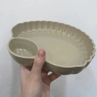 Đĩa Sò Hoa Nhựa Việt Nhật 1.287 - Đựng hoa quả, trái cây, đồ ăn vặt an toàn, tiện lợi 35.000₫