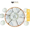 Đĩa Sứ Bát Tràng Hoa Mặt Trời – Mâm Cơm Decor Chuồn Chuồn, Bày Thức Ăn Cúng, Giá 350.000₫