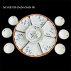 Đĩa Sứ Bát Tràng Hoa Mặt Trời – Mâm Cơm Decor Chuồn Chuồn, Bày Thức Ăn Cúng, Giá 350.000₫ 10