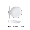 Đĩa sứ vuông viền đen có ngăn đựng nước chấm tiện lợi - Giá chỉ 36.500₫ 4