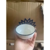 Đĩa sứ vuông viền đen có ngăn đựng nước chấm tiện lợi - Giá chỉ 36.500₫ 10