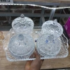 Đĩa thuỷ tinh đựng hoa quả cao cấp, khay úp cốc chữ nhật Giá ưu đãi 125.000 VNĐ 3