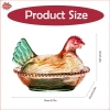Đĩa thủy tinh N và X Hen On Nest - Đĩa kẹo pha lê nắp, bát gà mái, giảm giá 9