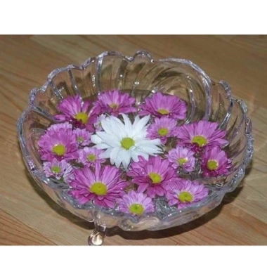 Đĩa Thủy Tinh Pha Lê 3 Chân Hỏa Tốc - Đựng Hoa Quả, Mứt Tết Cao Cấp 21.000 VND 7