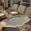 Đĩa Thủy Tinh Vân Lượi Bầu Dục 43x17cm CRISTA HOME - Giá ưu đãi 459.000 VND 3