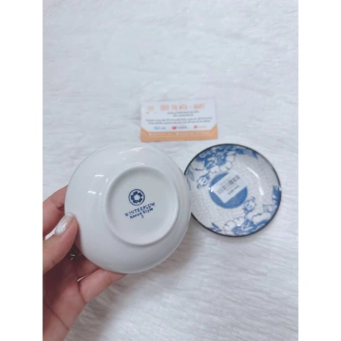Dĩa Tiêu Hoa 12 Dĩa Mắm Đựng Gia Vị Men Sứ Trắng Cao Cấp Giá 13.000₫ Mta-Mart 3
