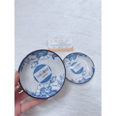Dĩa Tiêu Hoa 12 Dĩa Mắm Đựng Gia Vị Men Sứ Trắng Cao Cấp Giá 13.000₫ Mta-Mart 4