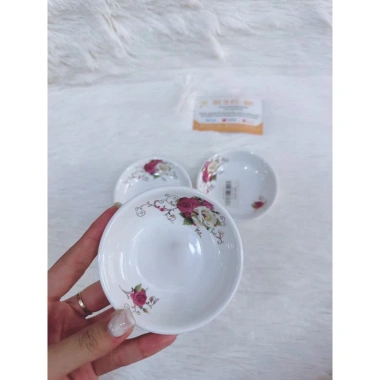 Dĩa Tiêu MC08 Men Sứ Trắng - Dĩa Mắm, Đựng Gia Vị, Giá 12.000₫ (Giảm 2.400₫) 2