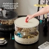 Đĩa Trái Cây Hạt Dưa, Kẹo Xoay, Ngăn Đậu Phộng - Ăn nhẹ cà phê, chỉ 229.900 VNĐ