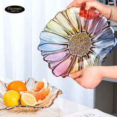 Đĩa Trái Cây Hộ Gia Đình ITZA - Thủy Tinh Bắc Âu, Phòng Khách, Giá ưu đãi 387k